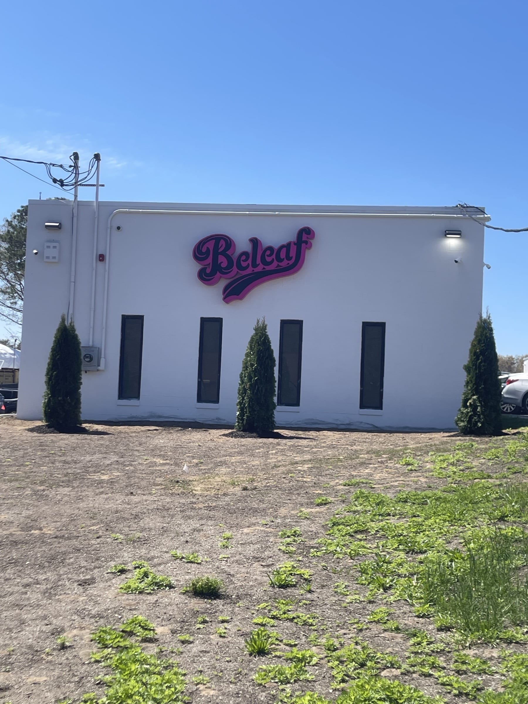 Beleaf Medford dispensary storefront on Middle Island Road